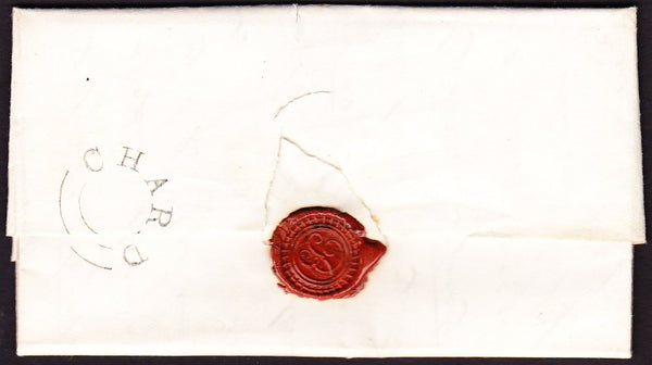 69614 - SOMERSET. 1833 letter to Chard dated December 24th...