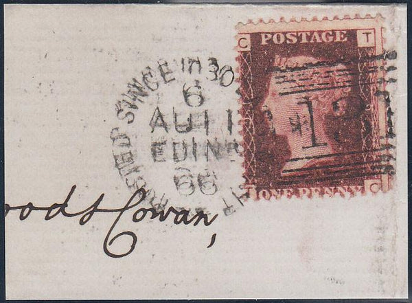 69949 - 1866 EDINBURGH 'POSTED SINCE 10.30 LAST NIGHT' DUPLEX (RA...
