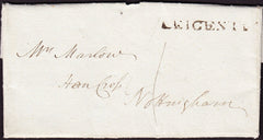 70067 - LEICESTERSHIRE. 1798 letter Leicester to Nottingha...