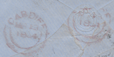 70169 - 1D IMPERF PLATE 161 (GA) (SG8) CANCELLED BRISTOL SPOON TYPE A (RA25). 18...