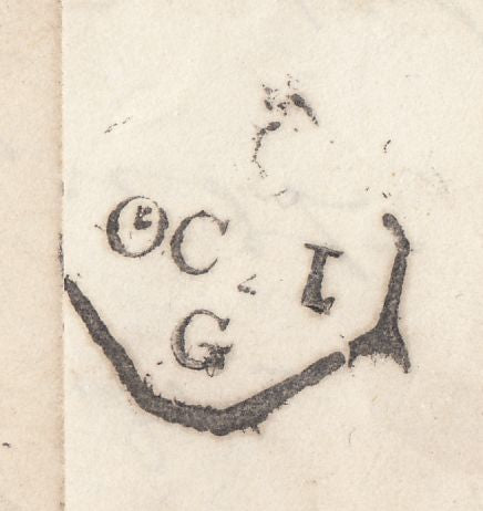 70251 - 1844 MAIL DARMSTADT TO LIVERPOOL.  Wrapper from Darmstadt (?) to Liverpool