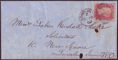 70431 - Pl.68(LE)(SG40). 1862 envelope (slight soiling) us...