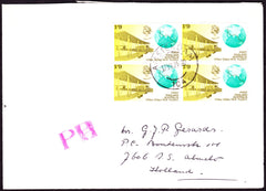 70508 - 1979 envelope with four x 1969 1/9d First Flight t...