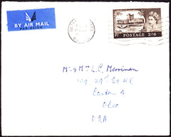 70672 - QEII envelope Gerrards Cross to Ohio USA with 2/6d...