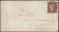 71445 - PL.149 (NE)(SG8). 1853 envelope London to Cheltenh...
