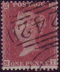 71699 - 1855 DIE 1 Pl.202(NI) S.C.14 (SG 22). Good used, ...