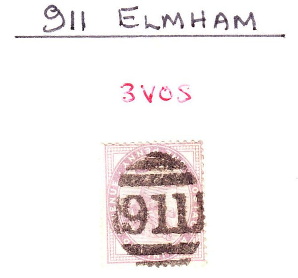 71935 - NORFOLK. THE "911" CANCELLATION OF ELMHAM. A fine ...