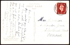 72551 - 1938 postcard of Port Said to England with KGVI 1½...