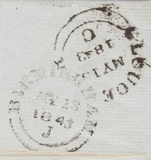 72602 - GLOUCESTER MALTESE CROSS/PLATE 31(JF). 1843 entire...