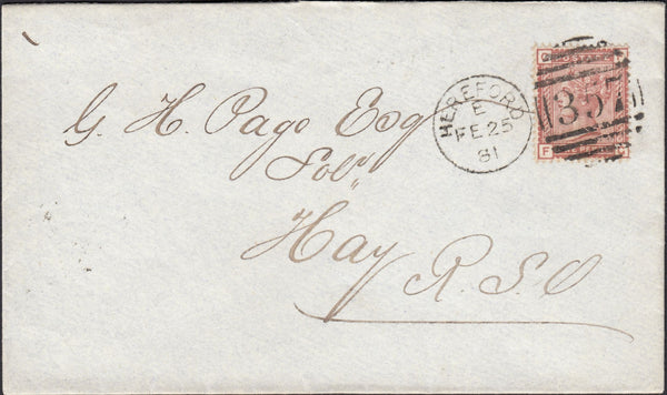 73126 - POSTMARKS FROM THE CITY OF HEREFORD. A good study ...