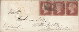 73217 - 1855 CRIMEAN WAR/Pl.202 (OH KH LH). Envelope from the Crimea to "Revd Irb...