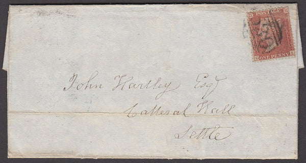 73372 - 1856 1D STAR CANCELLED BLUE MALTESE CROSS AND "530...