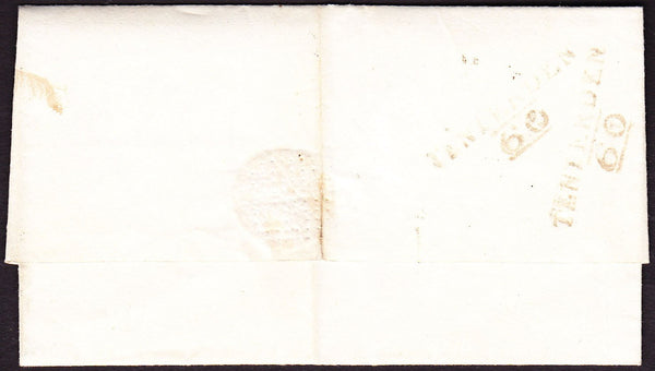 73388 - KENT. 1823 wrapper Tenterden to Charing dated 5th ...