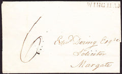 73393 - KENT. 1831 letter Wingham to Margate dated October...