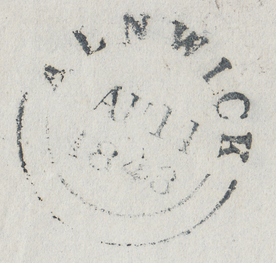 73549 - ALNWICK (NORTHUMBERLAND) MALTESE CROSS/PL. ...