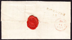 73612 - 1825 NORTHANTS/DAVENTRY MILEAGE MARK(NN148). 1825 entire Stowe to London...