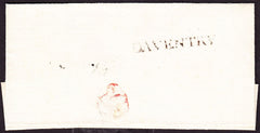 73628 - 1792 NORTHANTS/DAVENTRY HAND STAMP(NN42). 1792 fine clean wrapper Daventry to Northam...