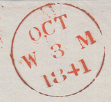73722 - 1841 NEWCASTLE ON TYNE MALTESE CROSS/Pl. 16(NE)(SG8). Wrapper
