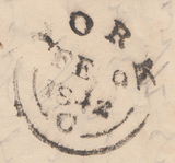 73763 - 1842 YORK COMMON CROSS. Letter York to Malton ...