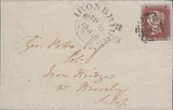 73896 - Pl.9 (IL)(SG7) ON COVER. 1841 wrapper (without sid...