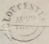 73896 - Pl.9 (IL)(SG7) ON COVER. 1841 wrapper (without sid...