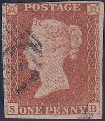 73971 1852 1d pl.157 (SG8)(SB).