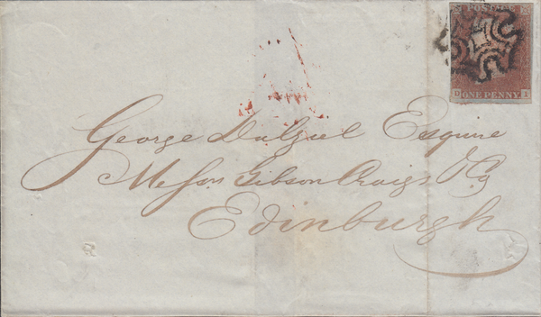 73982 - THE MALTESE CROSS OF GLASGOW. 1841 wrapper Glasgow...