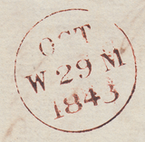 73984 - THE MALTESE CROSS OF HADDINGTON/Pl.28(DJ). 1843 en...