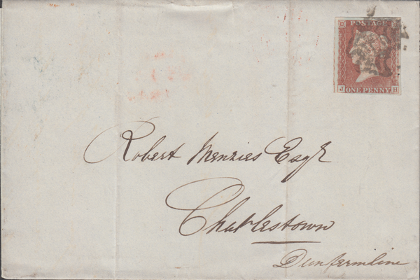 74046 - LEITH MALTESE CROSS ON COVER/PL.18(JH)(SG8).