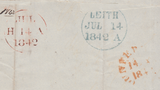 74046 - LEITH MALTESE CROSS ON COVER/PL.18(JH)(SG8).