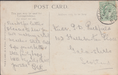 74270 - ISLE OF WIGHT. 1907 post card of Irene Vanbrugh to...