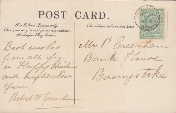 74273 - ISLE OF WIGHT. 1905 post card of The Chine Shankli...
