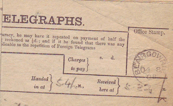 74455 - POST OFFICE TELEGRAPH. Example from Lincolns Inn t...