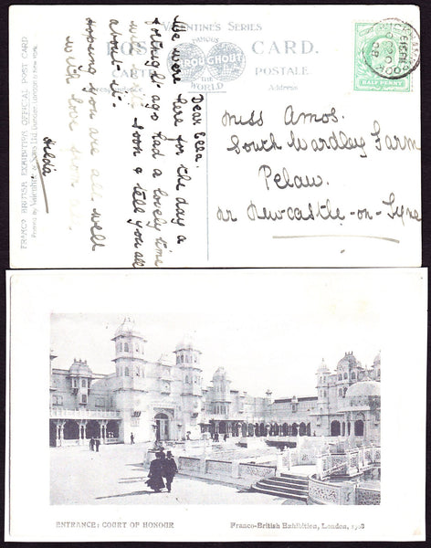 74618 - 1908 FRANCO-BRITISH EXHIBITION. Postcard of the "E...