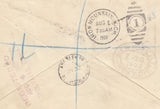 74785 - 1903 REGISTERED MAIL LONDON TO USA. Envelope sent registered mail London to USA w...