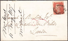 74964 - PL.48 (OK)(SPEC C9). 1857 envelope Flint to London...