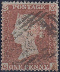 75140 - 1854 1d pl.162(QI) S.C.16 (SG17). A used example l...