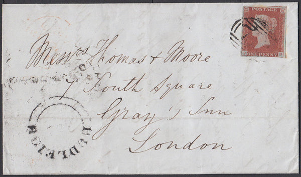75235 - 1848 DEVON/'BUDLEIGH' UDC (DN159). 1848 wrapper Sidmout...