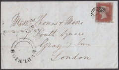 75235 - 1848 DEVON/'BUDLEIGH' UDC (DN159). 1848 wrapper Sidmout...