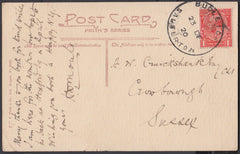75261 - DEVON - BUDLEIGH SALTERTON SKELETON. 1920 post car...