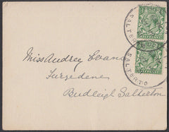 75264 - DEVON - BUDLEIGH SALTERTON SKELETON. 1921 post car...
