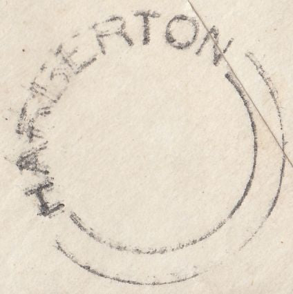 75321 - 1856 MAIL TOTNES TO EXETER/'HARBERTON' UDC IN BLACK. Envelope Tot...