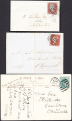 75334 - DEVON/THE TOTNES "807" CANCELLATION. Seven covers/...