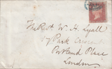 75360 BLUE-GREEN '805' BARRED NUMERAL OF TORQUAY ON COVER (SPEC C1ub)/PL.29(SG29)(DD).