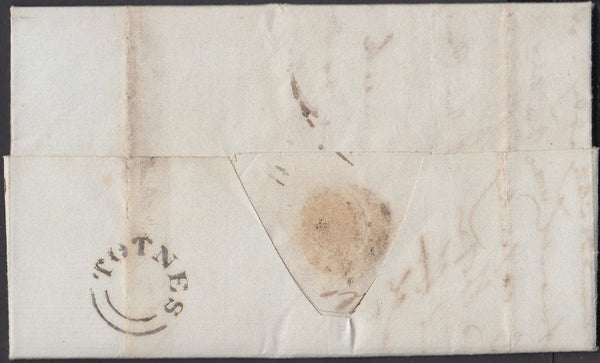 75387 - 1832 DEVON/'TOTNES' UDC (DN1506). Letter Totnes t...