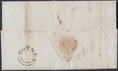 75387 - 1832 DEVON/'TOTNES' UDC (DN1506). Letter Totnes t...