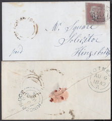 75394 - DEVON. "GALOMPTON" AND "BLACKAWTON" UDCS. 1849 env...