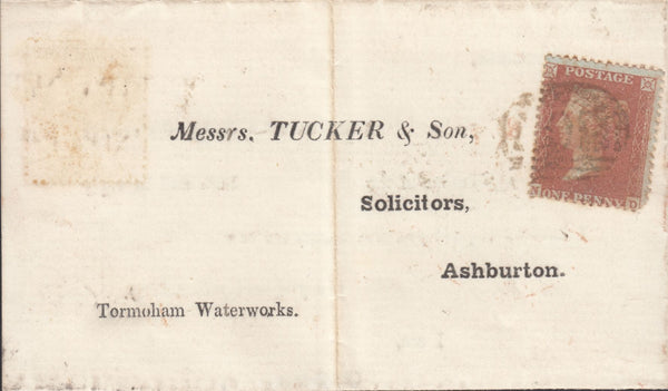 75395 - 1855 DEVON/'"BROAD-HEMPSTON' UDC. 1855 printed ...
