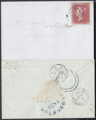 75398 - 1859 DEVON/'BLACK-AWTON' UDC. Envelo...