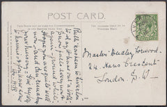 75456 - DEVON. 1916 post card of Frogholt (Kent) to London...
